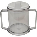 Gobelet plastique à double anses Gobelet plastique à double anses