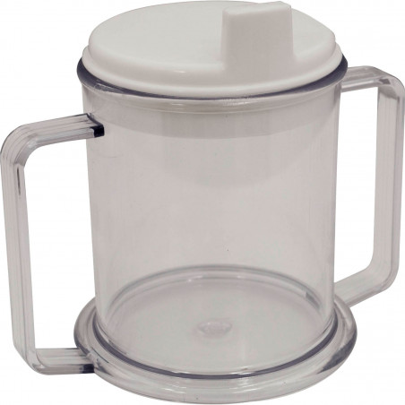 Gobelet plastique à double anses