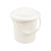 Seau hygiénique avec porte-bloc