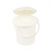 Seau hygiénique avec porte-bloc 