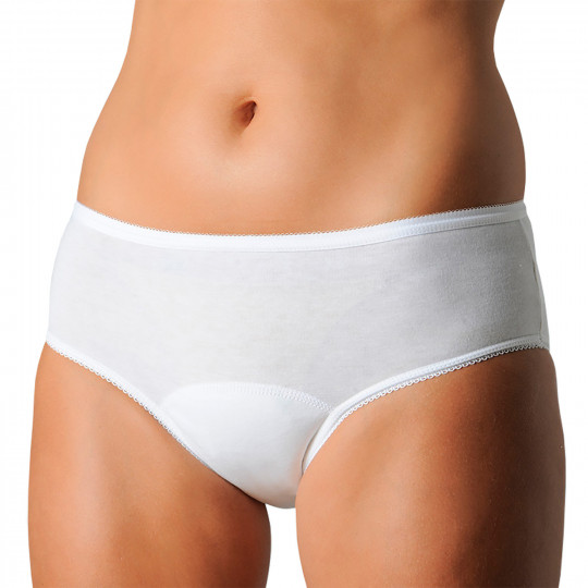 Culotte fond intraversable et sa protection absorbante légère