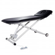 Divan d'examen électrique avec porte rouleau