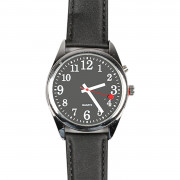 Montre parlante pour homme contraste