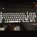 Lettres géantes pour clavier d'ordinateur