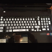 Lettres géantes pour clavier d'ordinateur