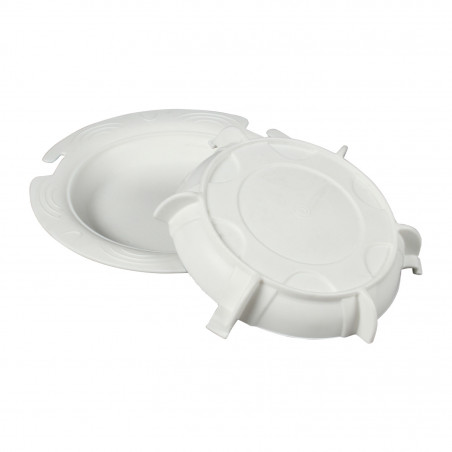 Assiette thermo avec couvercle Assiette thermo avec couvercle