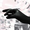 Gants noirs en nitrile non poudrés (x100) Gants noirs en nitrile non poudrés (x100)