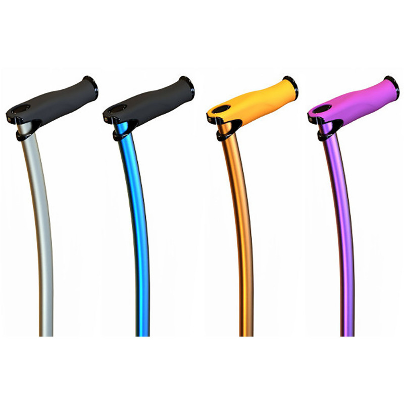 Canne de marche INDESmed en aluminium - Taille : L - Violet - L