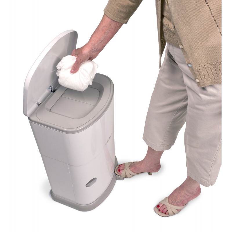 Cubes Poubelle Pour Couches Maltex - Seau à Couches Avec Pièces De Rechange Gris