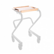 Plateau desserte en bois pour déambulateur d'intérieur Page