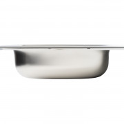 Évier PMR inox à encastrer 1 cuve 1 égouttoir