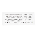 Lettres géantes pour clavier d'ordinateur