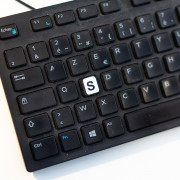 Lettres géantes pour clavier d'ordinateur