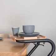 Plateau desserte en bois pour déambulateur d'intérieur Page