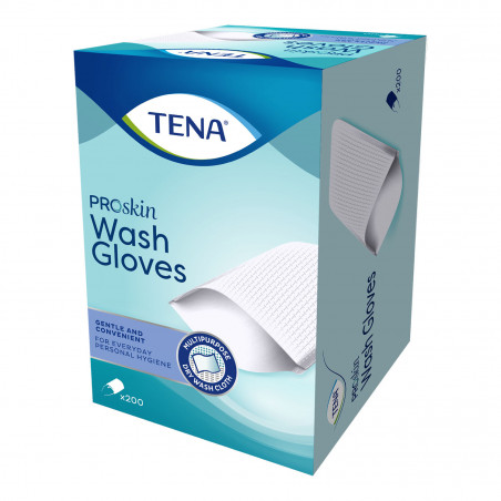 TENA Wash Glove - Gants non plastifiés