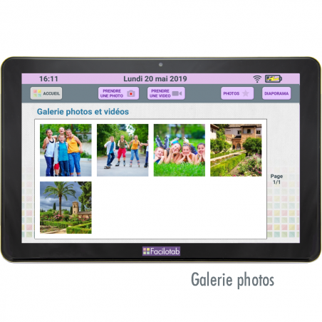 Tablette tactile senior Facilotab L