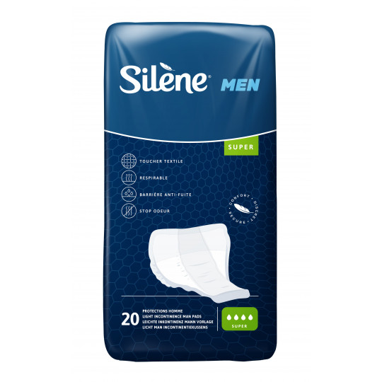 Coquille Homme Men Confort 9x40cm (x25) - Couche incontinence