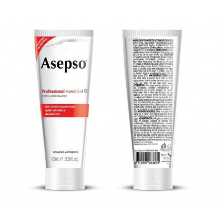 Gel hydroalcoolique désinfectant ASEPSO 100ml