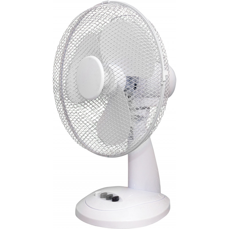 Ventilateur de table oscillant, blanc, 16