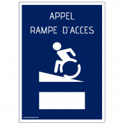 Carillon d'appel pour rampe d'accès PMR Rainbow