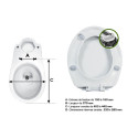 Abattant pour WC Céleste Plus - Wirquin Abattant pour WC Céleste Plus - Wirquin