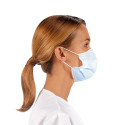 Masque médical 3 plis jetable Type IIR à élastiques (Lot de 50)