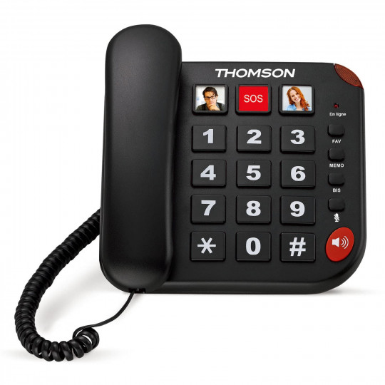 Téléphone fixe photophone Safy Thomson