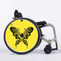 Flasque fauteuil roulant modèle Papillon tribal Flasque fauteuil roulant modèle Papillon tribal