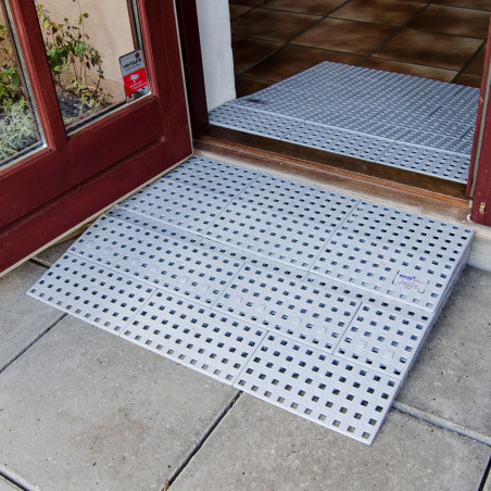 Rampe de seuil modulaire de 2,5 à 4 cm (kit 2)