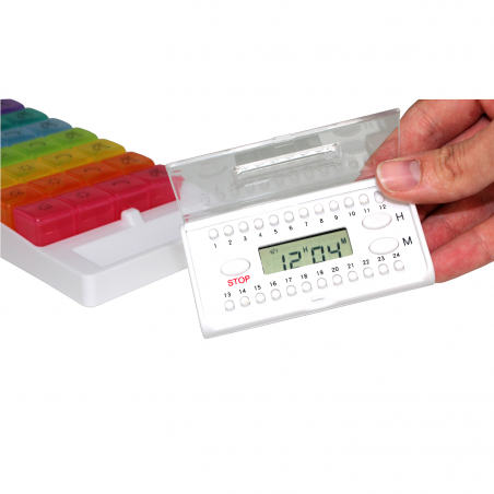 Pilulier alarme hebdomadaire