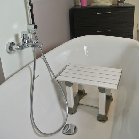 Tabouret de bain pour baignoire avec ventouses