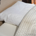 Paire de taies d'oreiller imperméable tissu éponge