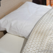 Paire de taies d'oreiller imperméable tissu éponge