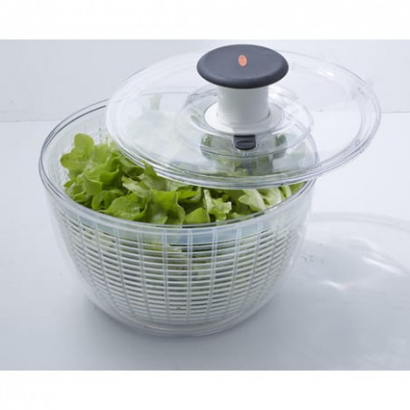 OXO Essoreuse à salade, Plastique, Stainless Steel, L : : Cuisine  et Maison