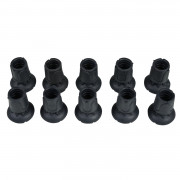 Lot de 10 embouts de canne Ergodynamic