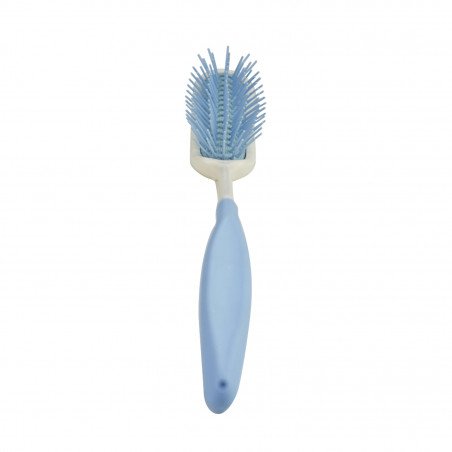 Brosse et peigne avec longue poignée (lot de 2)