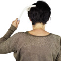 Brosse et peigne avec longue poignée (lot de 2)
