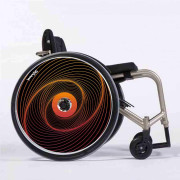Flasque fauteuil roulant Spirale fluide orangée - Mobilité - Tous ergo
