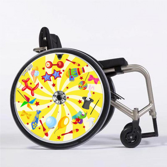 Flasque fauteuil roulant carnaval joyeux - Mobilité - Tous ergo