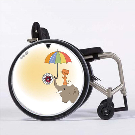 Flasque fauteuil roulant elephant parapluie - Mobilité - Tous ergo