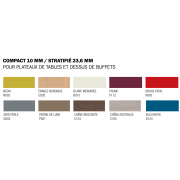 Table carrée à hauteur variable Ergo'technik