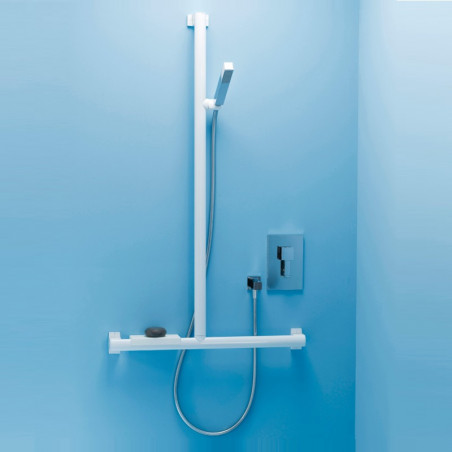 Barre de douche en T ou L Arsis