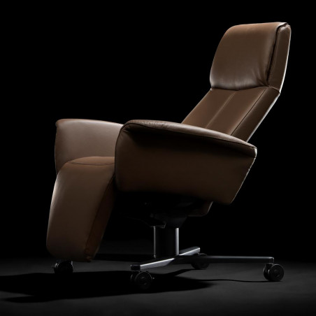Fauteuil relax à roulettes Fusion