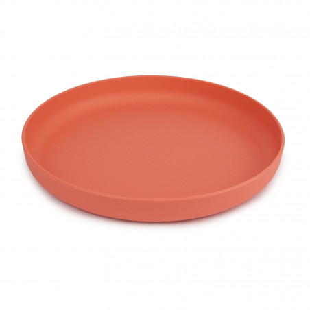 Assiette couleur en PLA pour collectivité