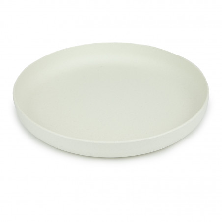 Assiette couleur en PLA pour collectivité