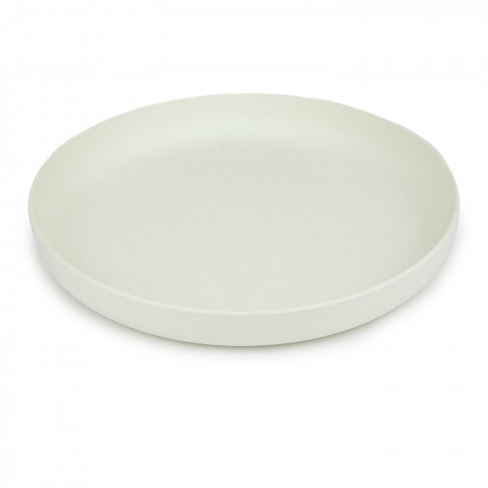 Assiette couleur en PLA pour collectivité