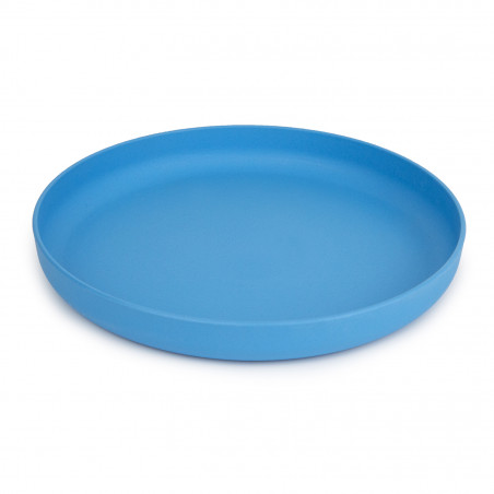 Assiette couleur en PLA pour collectivité