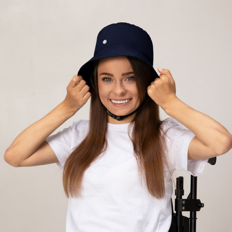 Casque De Protection Anti-Chute Pour Seniors – Chapeau Anti-Collision Épaissi, Taille Réglable 50-75 Cm