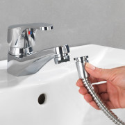 Douchette lavabo à fermeture rapide