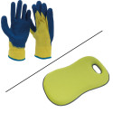 Pack agenouilloir à mémoire de forme et gants de jardin